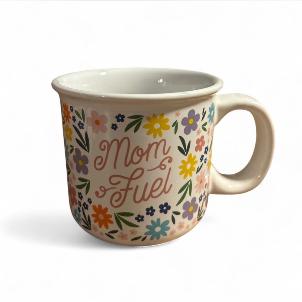 Mom Fuel Floral Mug